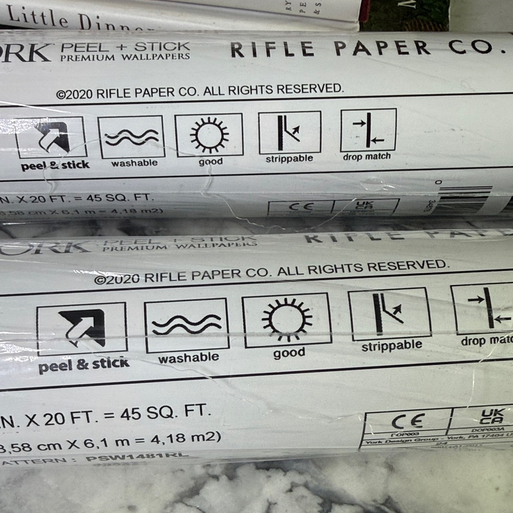 Rifle Paper Co. Citrus Grove Peel ad Sticker in Navy- 2 Rolls. - Picture 5 of 6